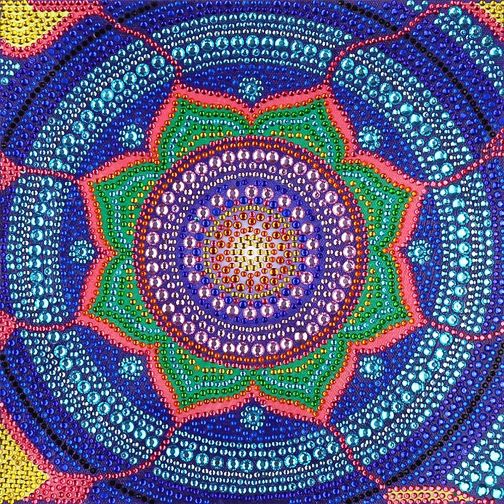 

30*30CM Special Shaped Diamond Painting-Datura Flower, 501 Original