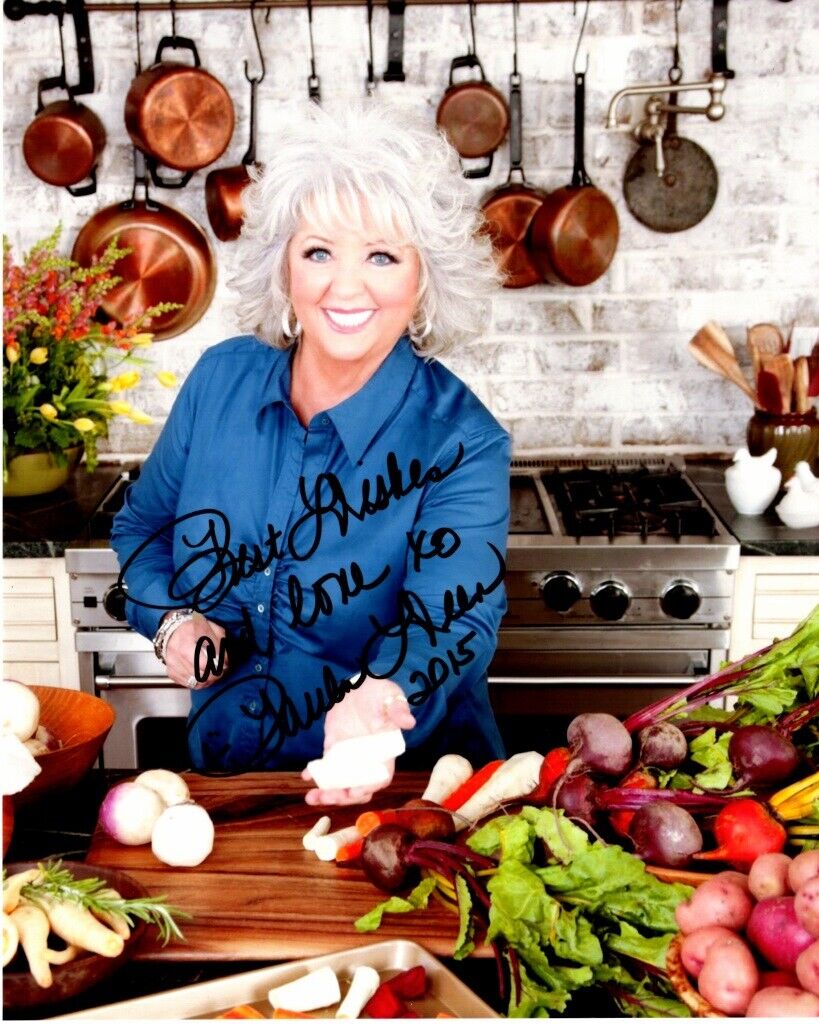 Paula Deen Signed - Autographed Southern TV Chef 8x10 inch Photo Poster painting