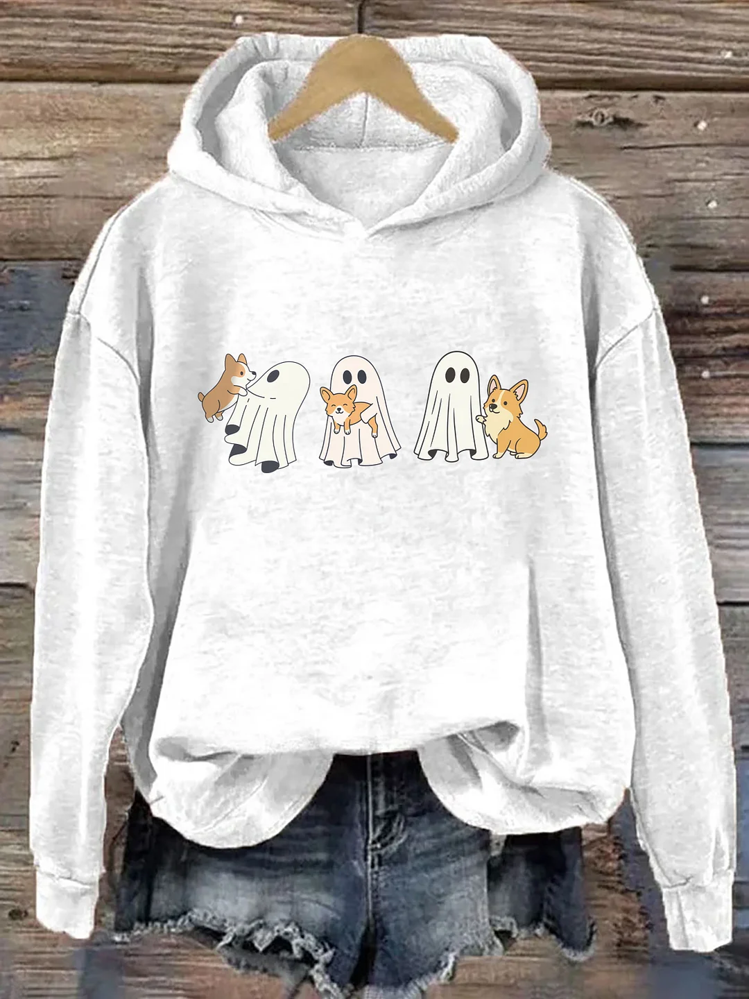 Corgi Dog Halloween Hoodie