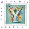 Butterfly Flower Y 5D Partial Drill DIY Diamond Painting Kit 30*30cm