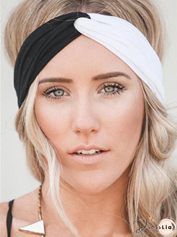 Contrast Color Hair Band Accessories
