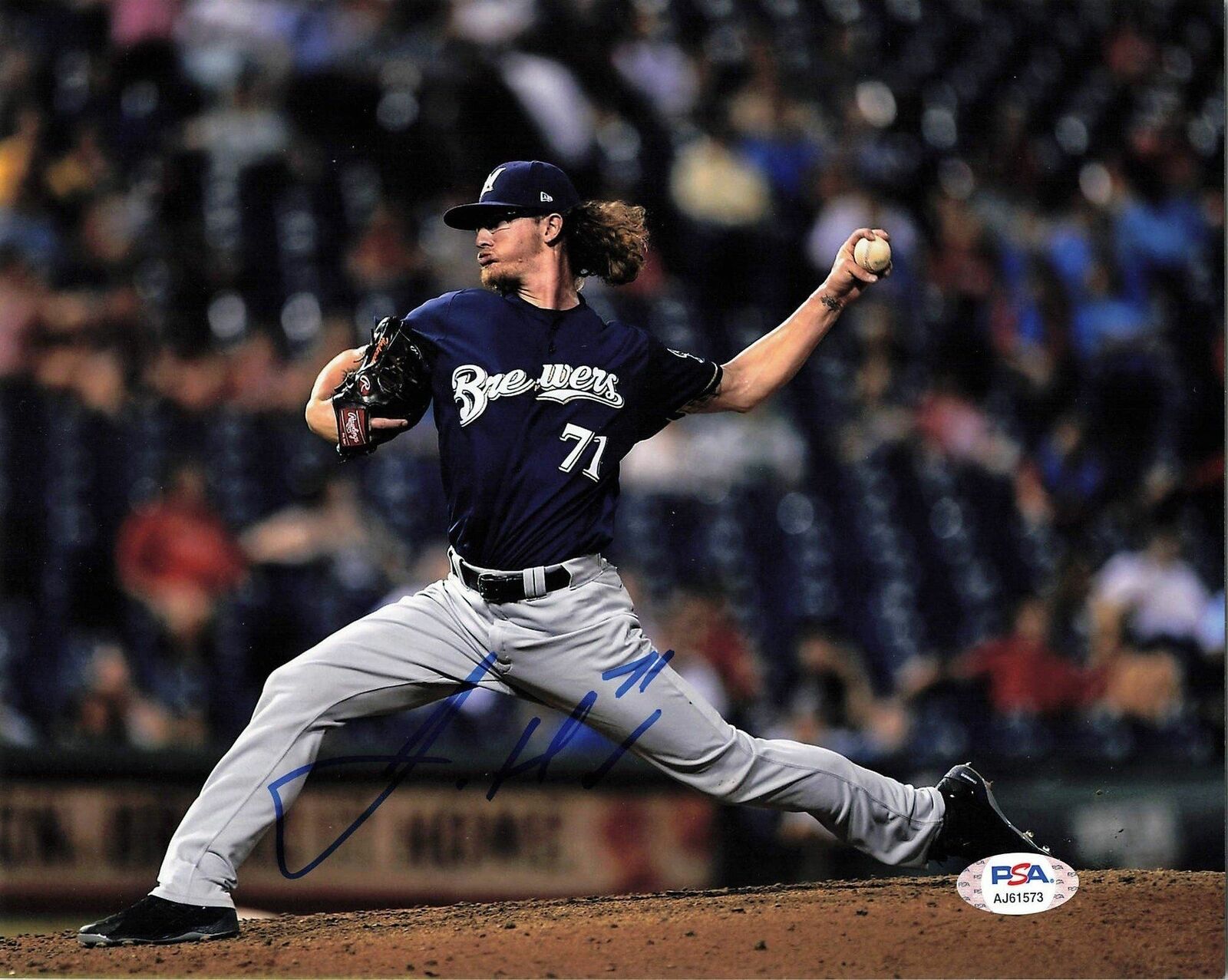 Josh Hader signed 8x10 Photo Poster painting PSA/DNA Milwaukee Brewers Autographed