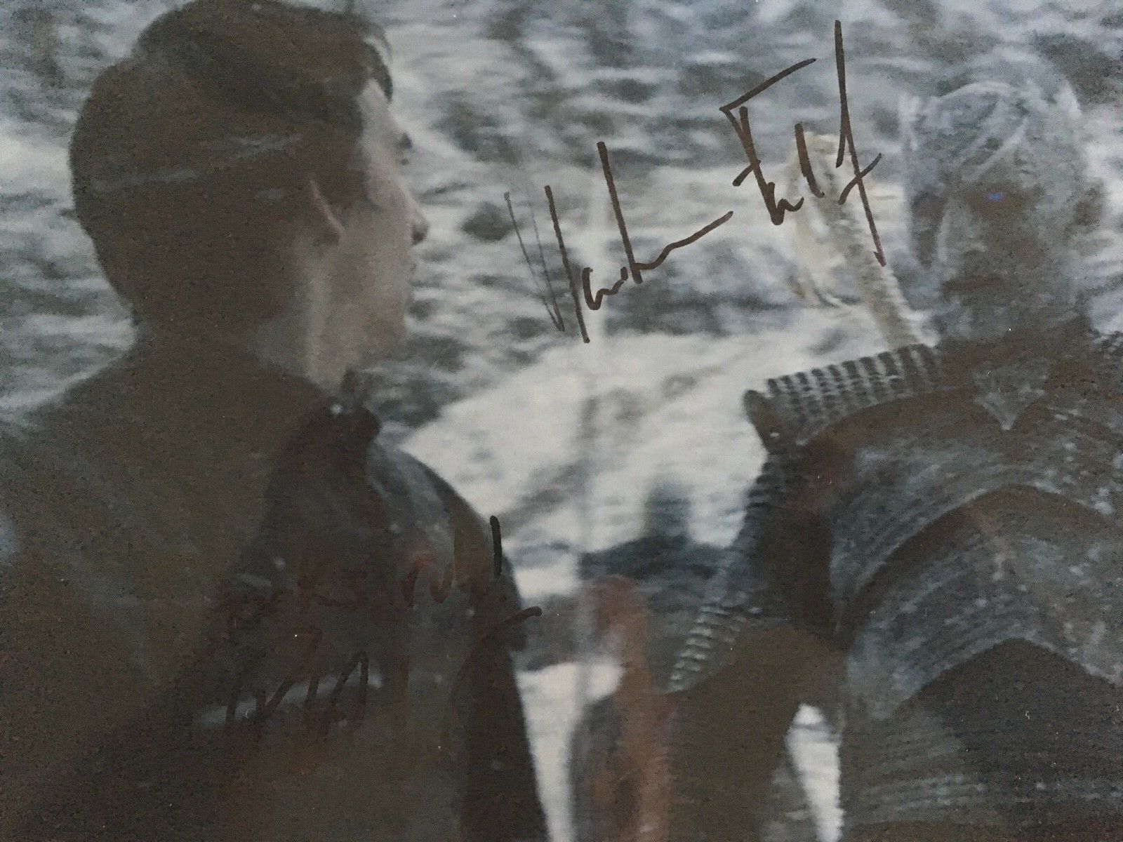 ISAAC HEMPSTEAD WRIGHT / VLADIMIR FURDYK - GAME OF THRONES - SIGNED Photo Poster paintingGRAPH