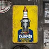 Champion Spark plug - Metal Tin Signs(8*12Inch/12*16Inch) - Garage
