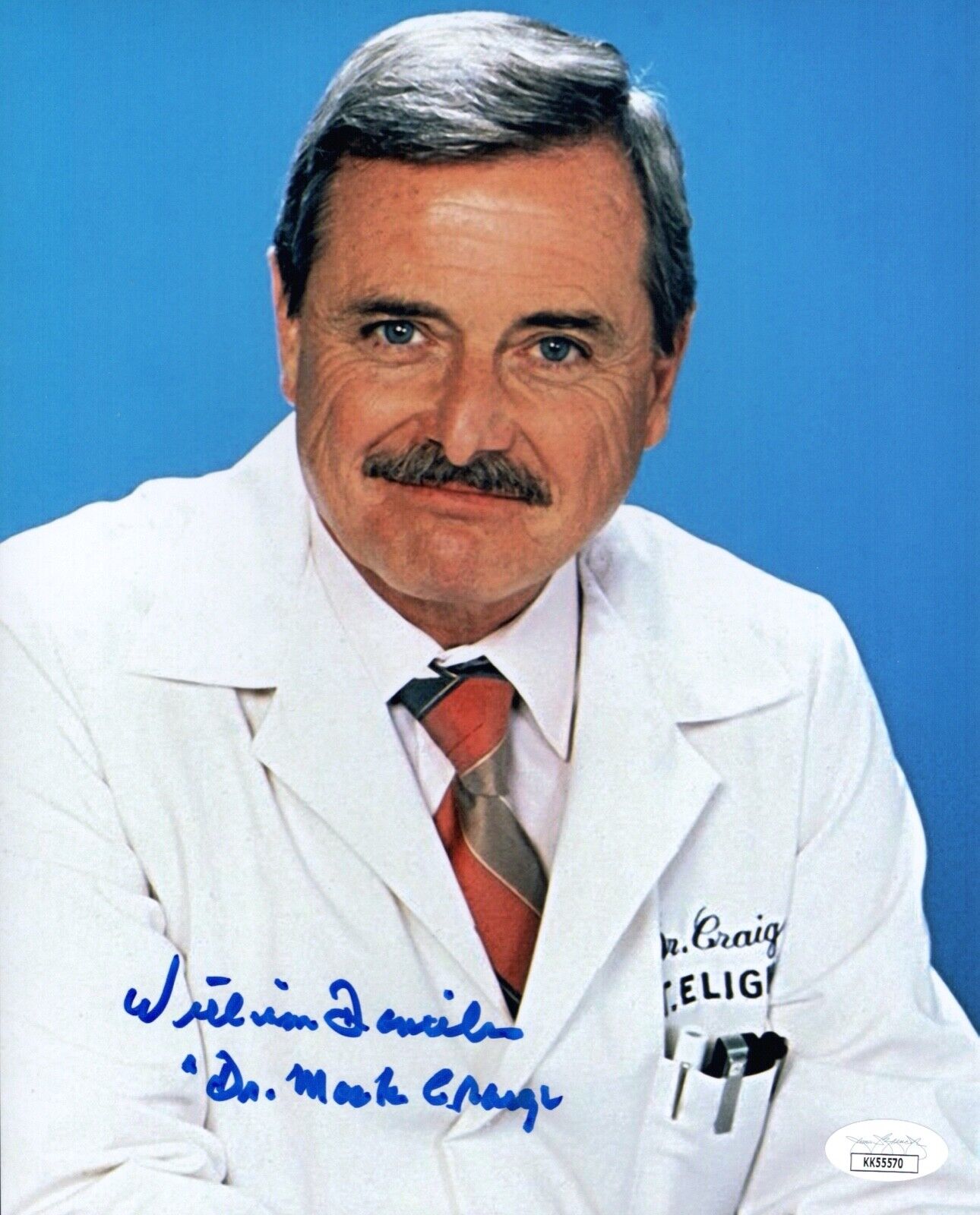 William Daniels Signed St. Elsewhere DR. CRAIG 8x10 Photo Poster painting Autograph JSA COA Cert