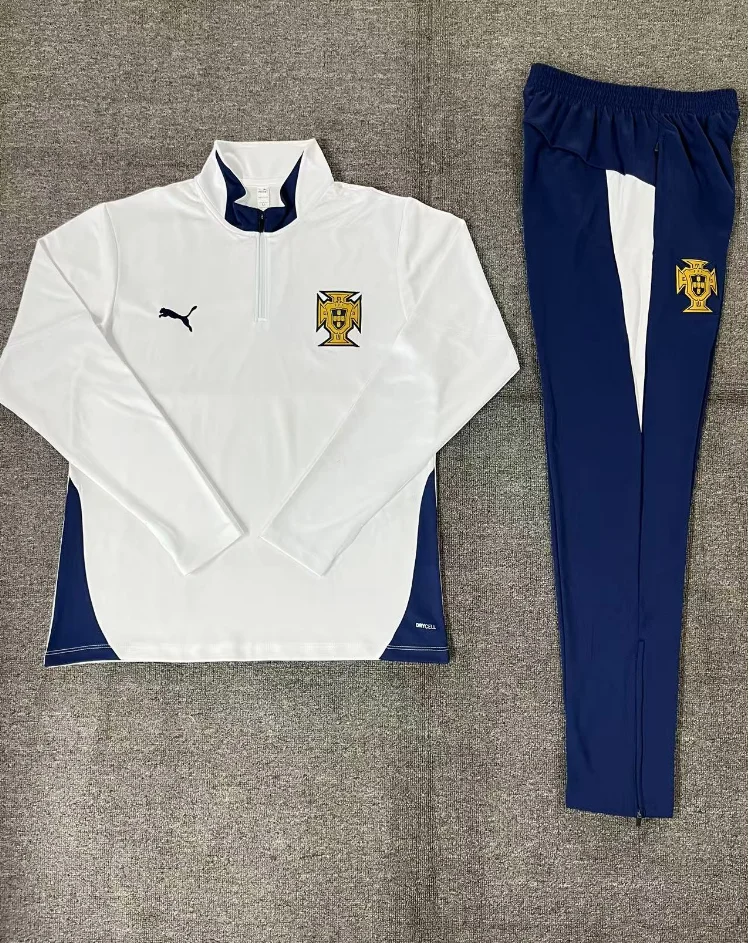 2025-26-New Season- Portugal White-Children's-Training Jersey