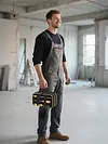 Roll Up Tool Bag with 3 Clear Window Cases Detachable Oxford Fabric Tri-fold Tool Bag Organizer Ideal for Crafts DIY Repair Men