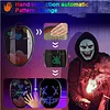 LED Luminous Mask DIY Editing Graffiti Cyberpunk Mask Helmet Electronic Screen Bluetooth Gesture Sensing Face Changing