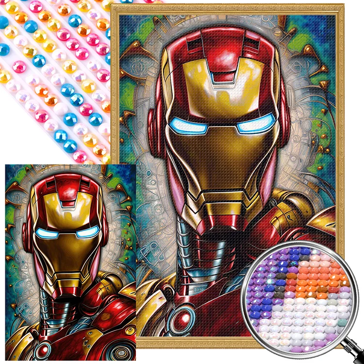 Marvel Heroes 30*40(Canvas) Full Round Drill Diamond Painting