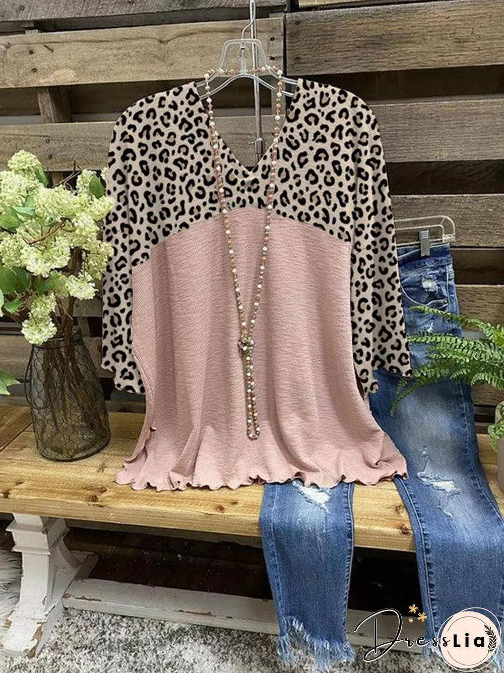 Casual Leopard Tops