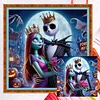Sally And Jack - 11CT Counted Cross Stitch - 40*40cm - Disney Halloween