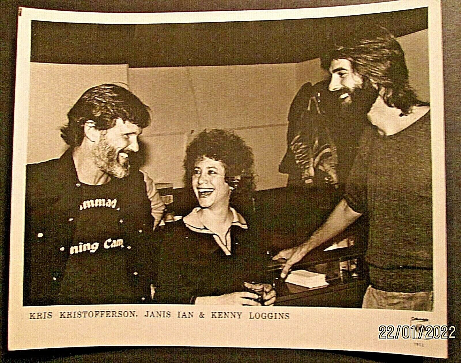 KRIS KRISTOFFERSON :( ORIGINAL VINTAGE RECORD PROMO Photo Poster painting) CLASSIC Photo Poster painting