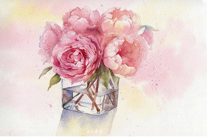 

Roses in Cup – Paint By Numbers - 40*50CM, 501 Original