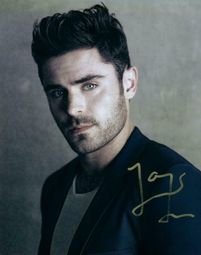 Zac Efron Autographed Signed 8x10 Photo Poster painting Baywatch Greatest Showman GQ REPRINT