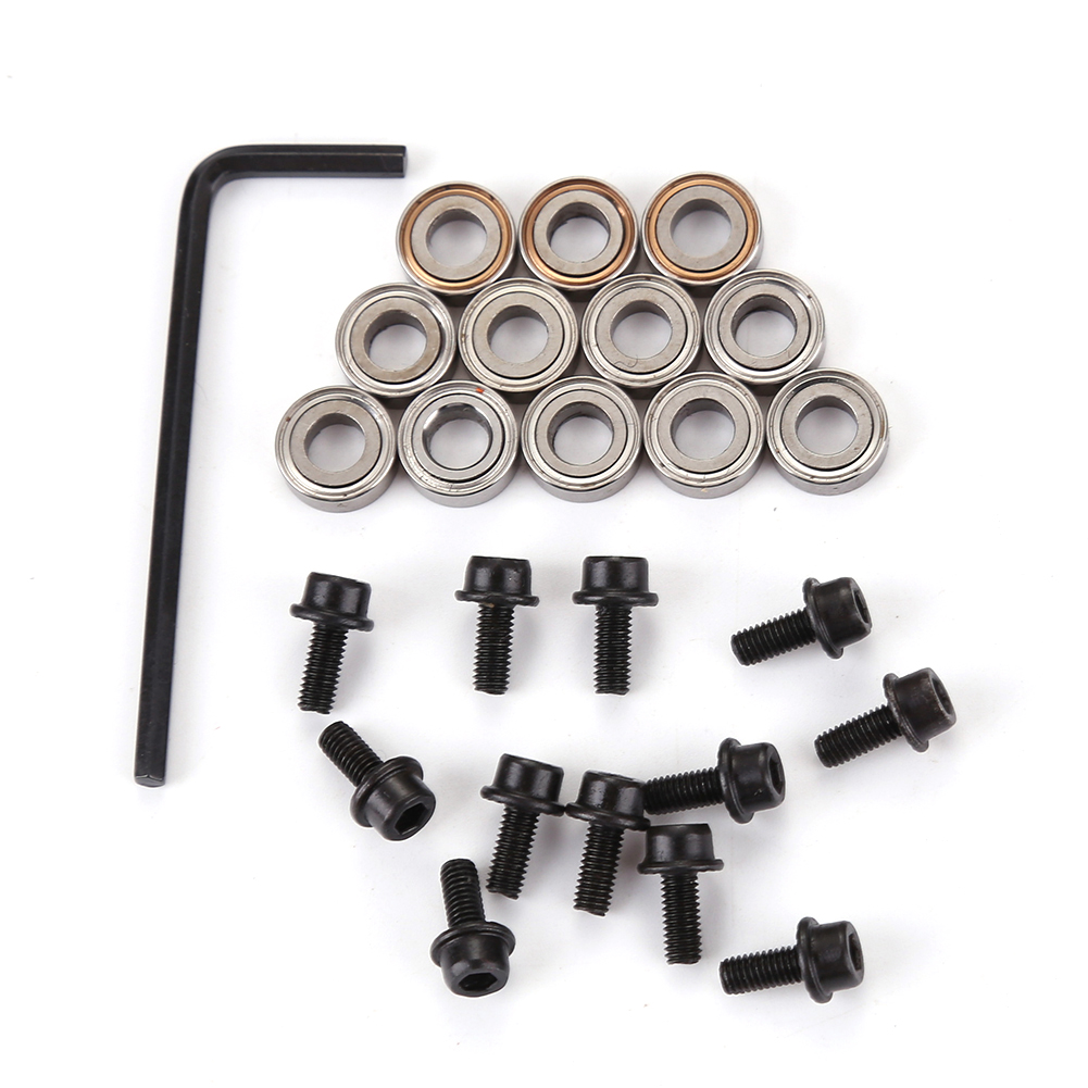 

12pcs Drill Mill Head Repair Bearing Hex Wrench Screw Nail Miniature Reel, 501 Original