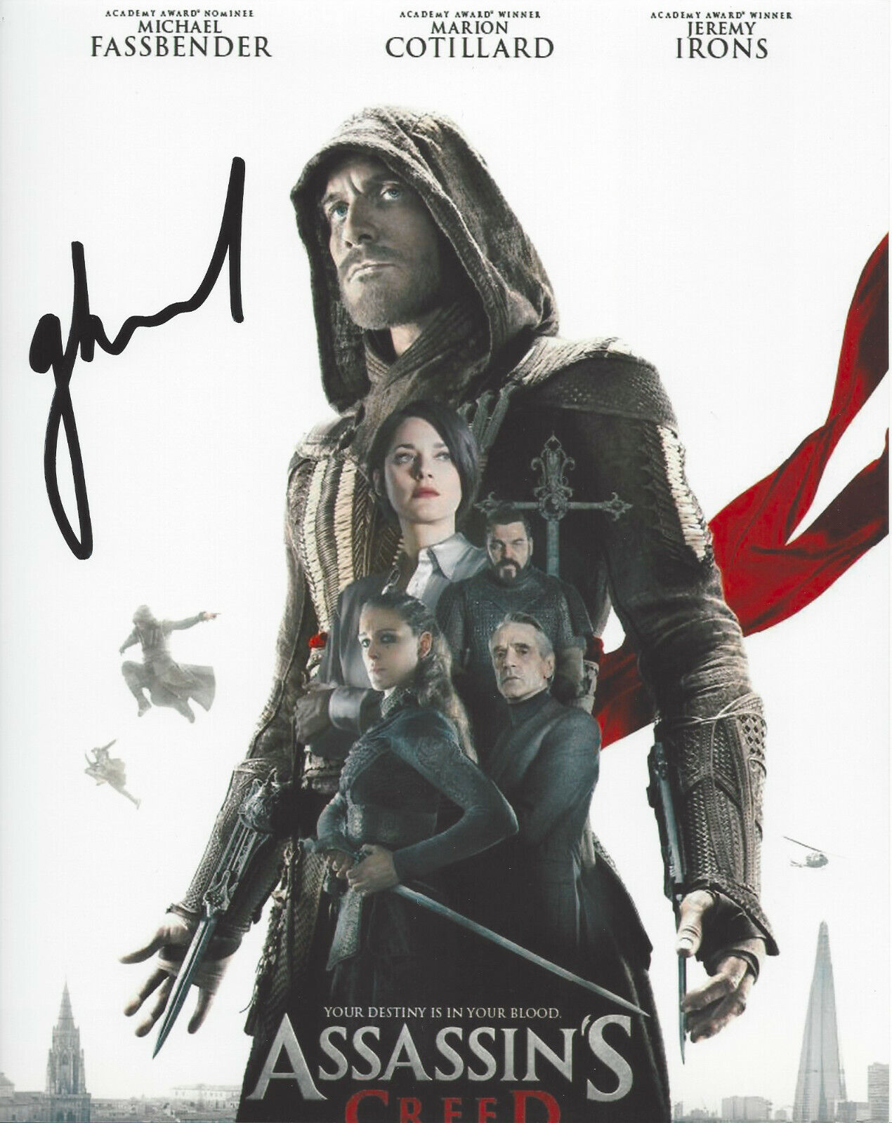 DIRECTOR JUSTIN KURZEL SIGNED AUTHENTIC 'ASSASSIN'S CREED' 8x10 Photo Poster painting COA PROOF