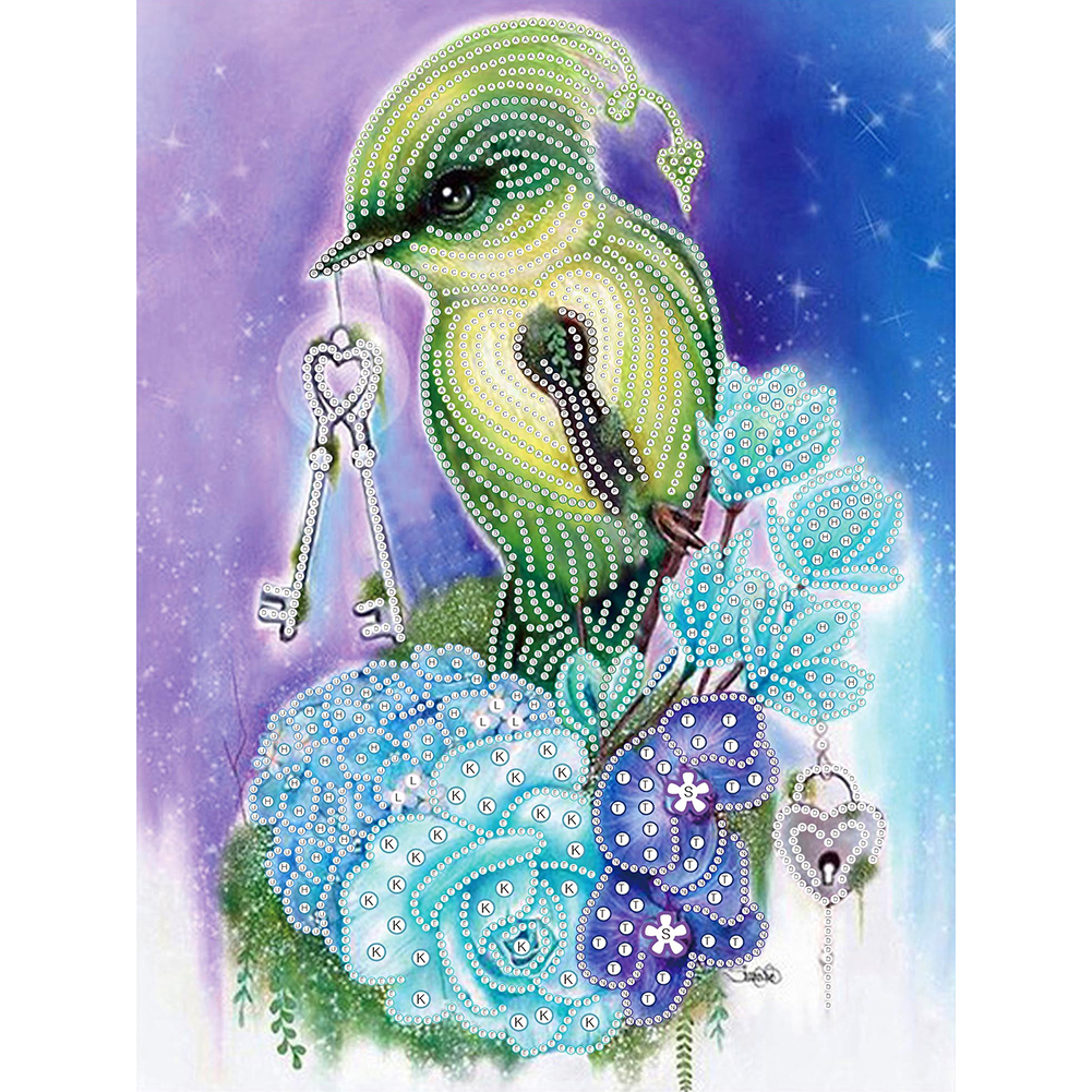 

Bird - Special Shaped Diamond Painting - 30*40CM, 501 Original