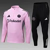 2025/2026 Inter Miami Half-Pull Training Suit Pink Soccer Jersey 1:1 Thai Quality Set