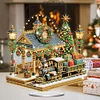 Acryl Weihnachten Bahnhof - 5d DIY Handwerk Ornament