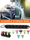Pressure Washer Nozzle Holder 5/7 Holes Spray Nozzle Sets Stand Daily for Garden
