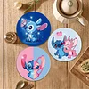8pcs Cartoon DIY Diamond Painting Holz Untersetzer Kits mit Halter (Stich)