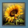 Sunflower-Full Round Diamond Painting 30*30CM