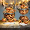 2D flache Halloween Kürbis Druck DIY Diamond Malerei Desktop Ornamente Dekor Kit