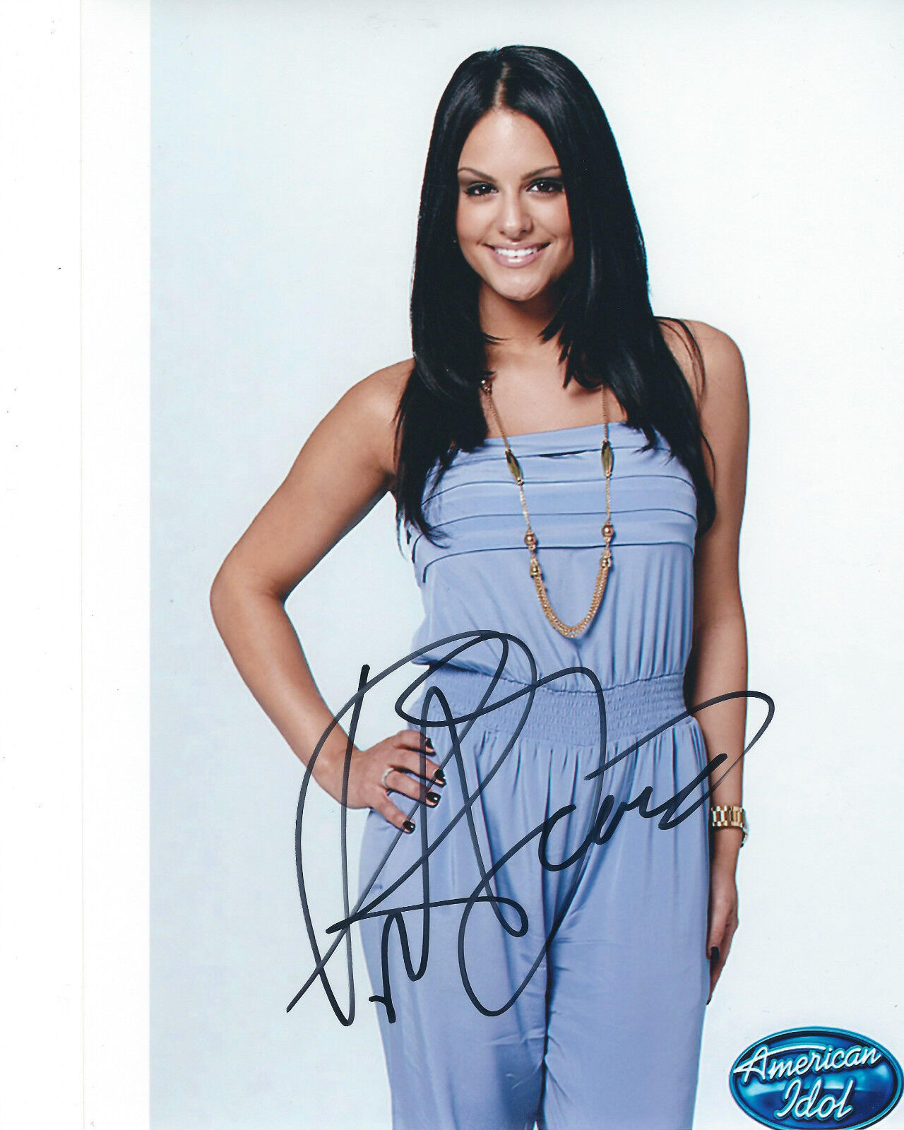 PIA TOSCANO AMERICAN IDOL AUTOGRAPHED Photo Poster painting SIGNED 8X10 #8