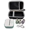 For Memoking Phomemo Label Maker Case Mini Pocket Printer Case Shockproof Sticker Paper Storage Holder Anti-Scratch Nylon Printer Storage Bag for Label Maker/Thermal Paper