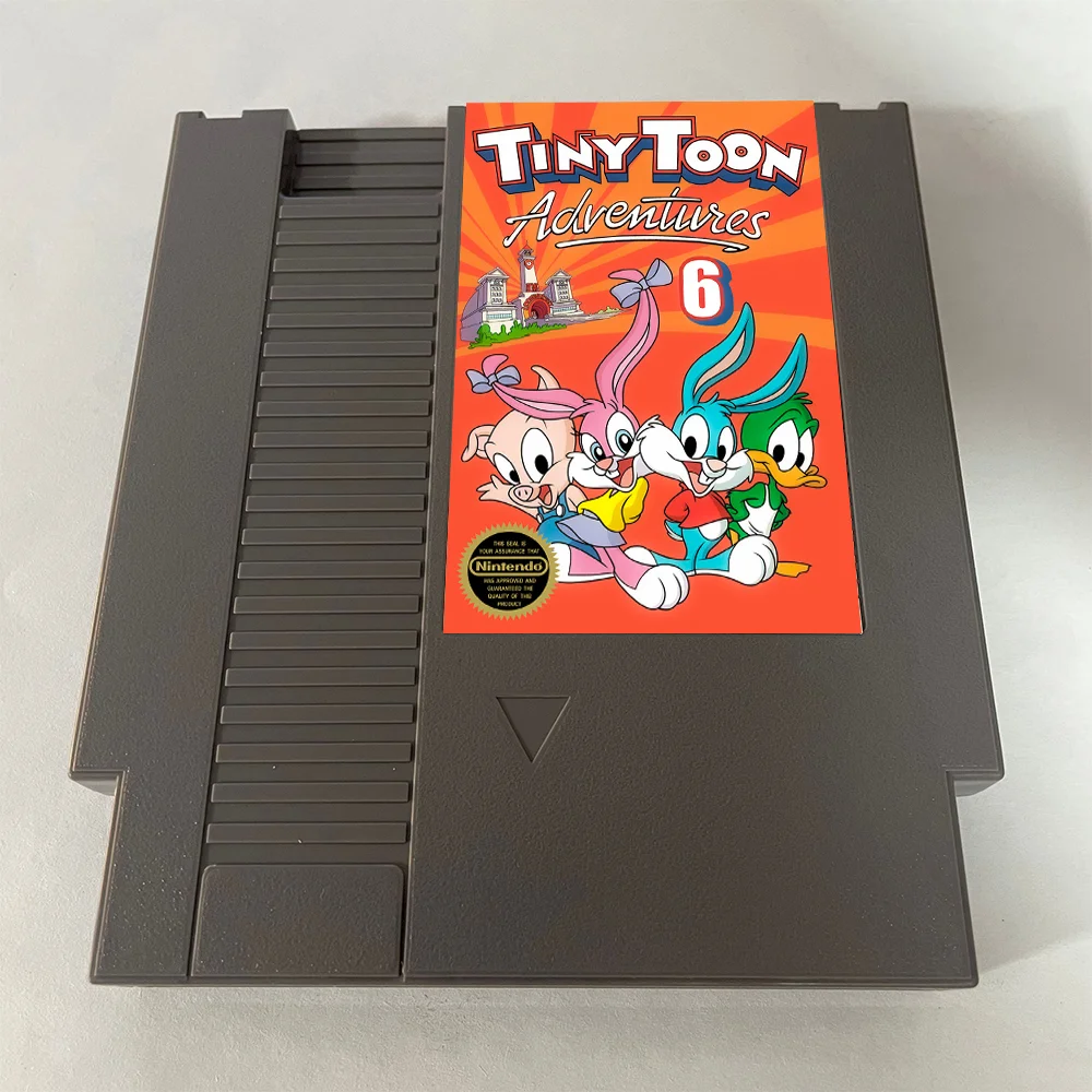 Tiny Toon Adventures 6 NES For Nintendo Entertainment System Console - 8 Bit Game Cartridge