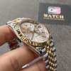 Rolex DateJust 41 m126333-0002 Two Tone Yellow gold on Jubilee with Silver Dial Super clone