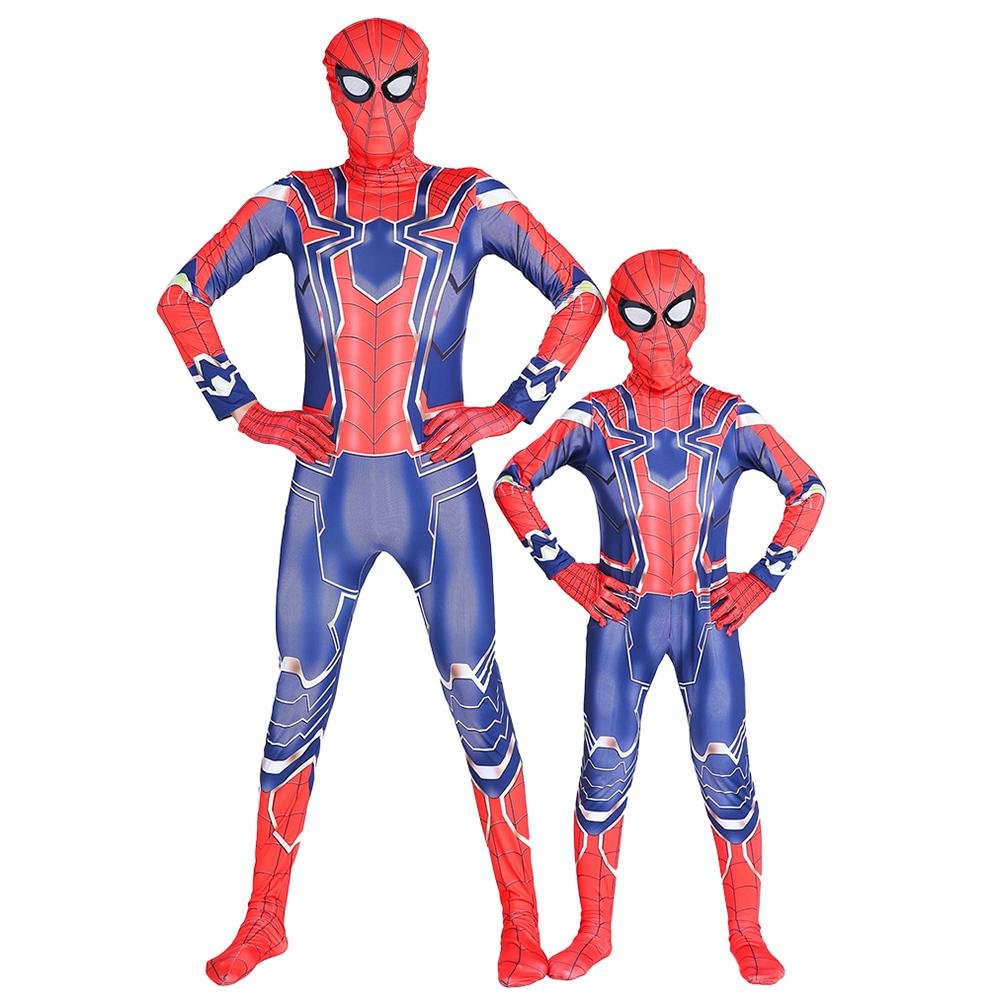 Iron Spider-Man Costume Hero Return Cosplay Jumpsuit Masquerade Party Performance Costumes
