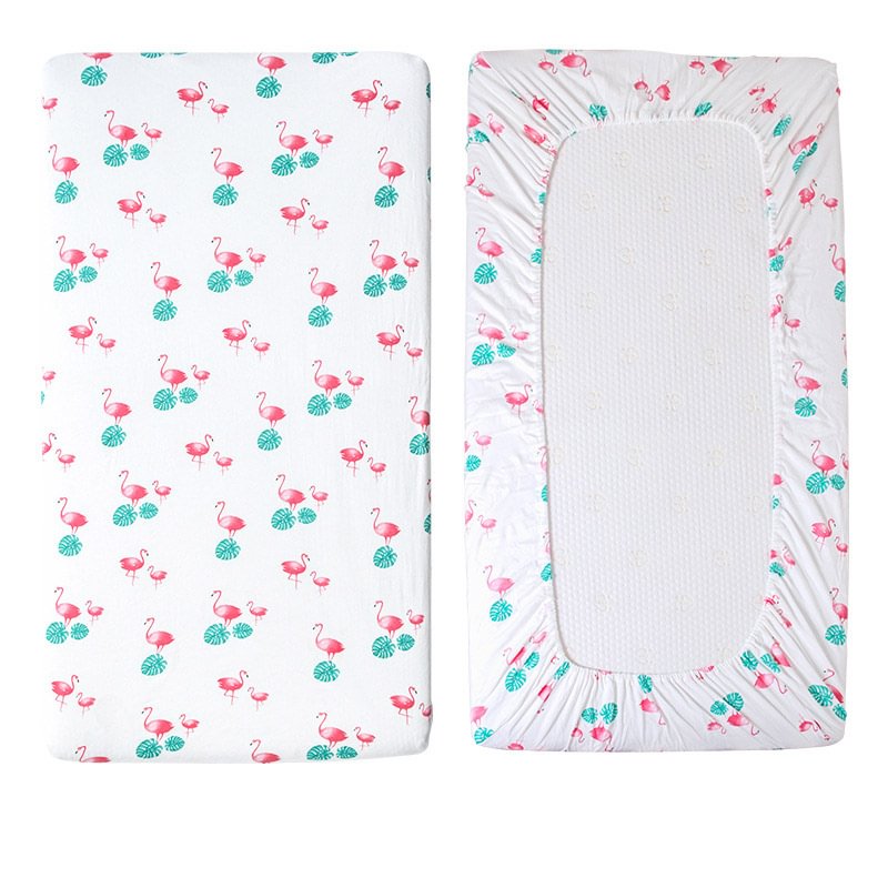 130cm*70cm 100 Cotton Crib Fitted Sheets Soft Baby Bed Mattress Covers