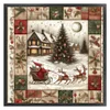 (Counted/Stamped)Santa Claus On The Road-11CT Cross Stitch 40*40cm/15.75*15.75in