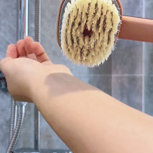 Multifunctional Detachable Bath Brush Back Body Bath Shower Sponge Scrubber Brushes With Handle Massager Bathroom Brush