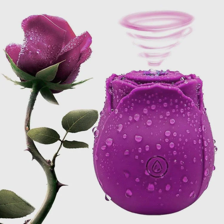 Pearlsvibe Aldult For Women Vibrators  Rose Sucking Nipple Oral Licking Clitoris Stimulation Vibrator