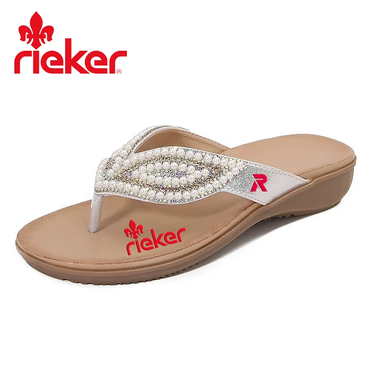 RIEKER® České štrasové sandály