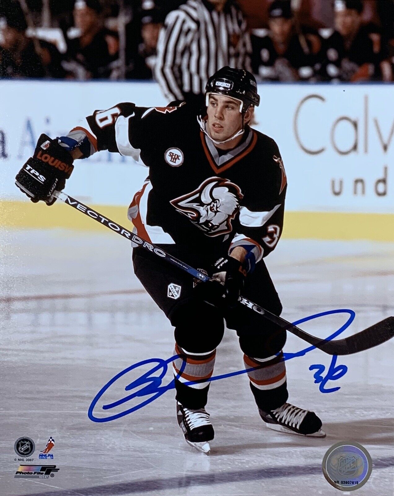 Matt Barnaby Buffalo Sabres Right Wing Autographed 8x10 Pose #1