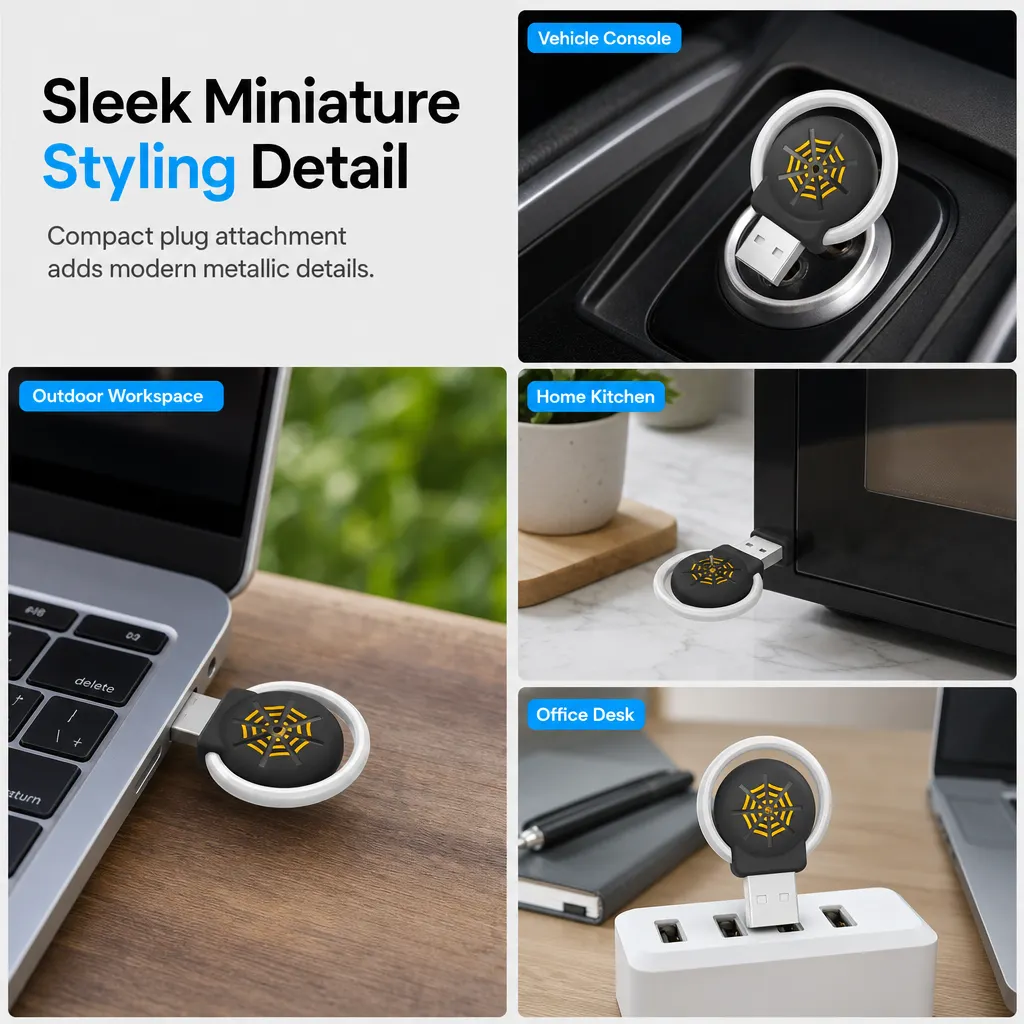 Sleek miniature styling detail