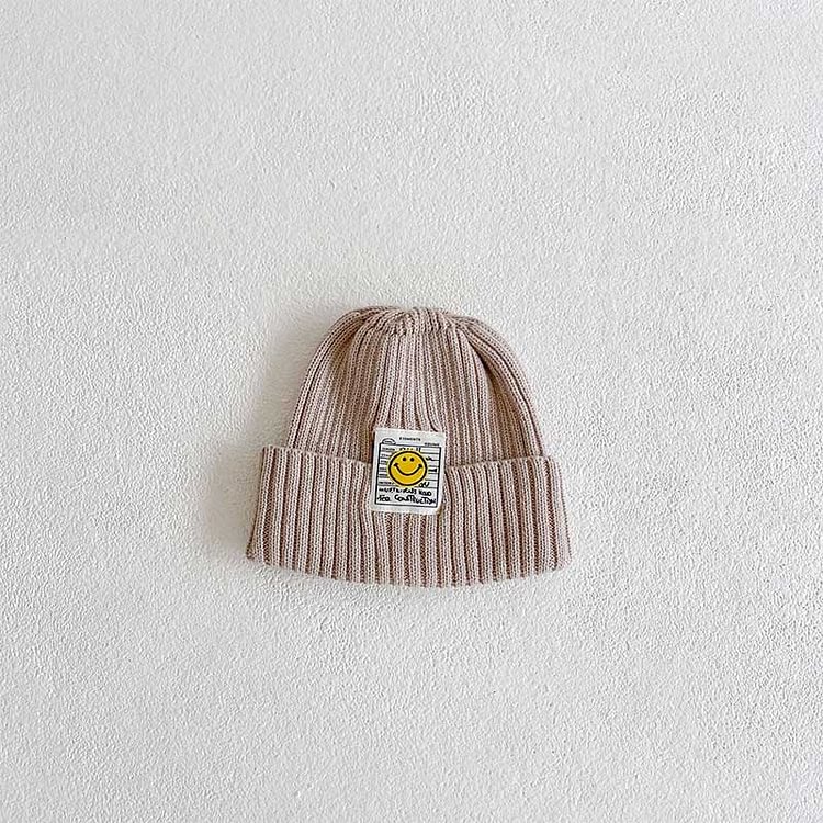 Baby Toddler Smiley Face Warm Beanie