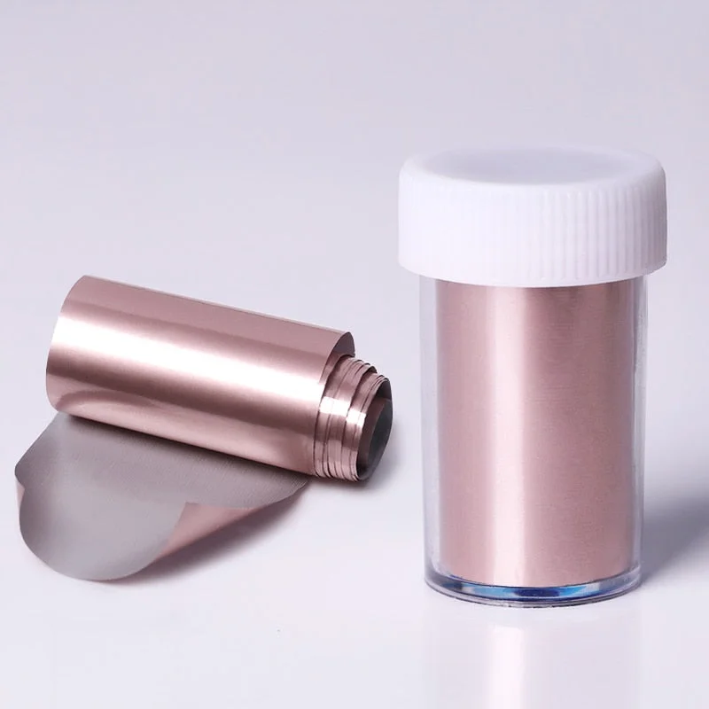 Colorful Floral Nail Foils Marble Series Pink Blue Foils Paper Nail Art Transfer Sticker Slider Decals Nail Art Decoration