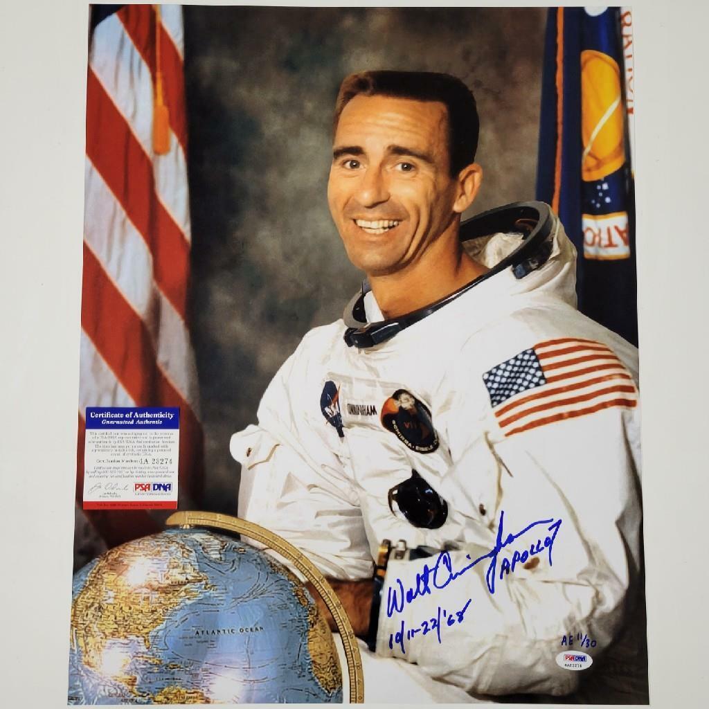 Walt Cunningham signed Limited Edition 16x20 Photo Poster painting #1 Apollo 7 Autograph ~ PSA