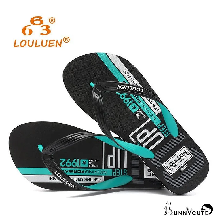 Men's Outdoor Personality Trend Youth Less Beach Flip Flops