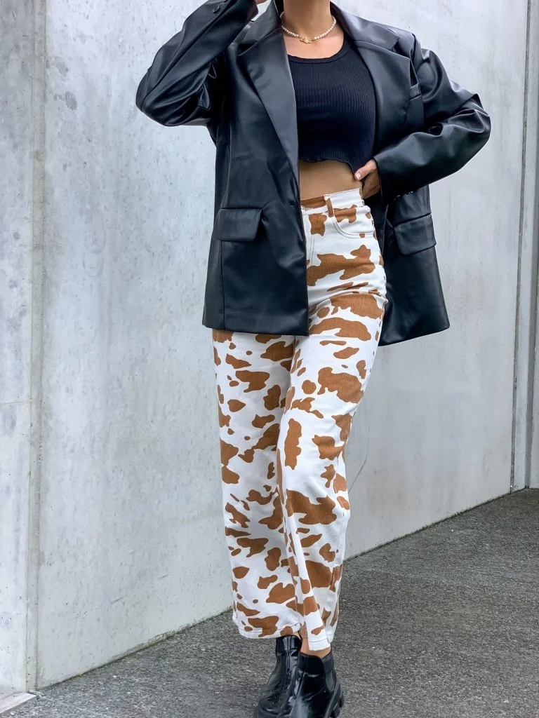 Lets Moo-ve Jeans - Brown