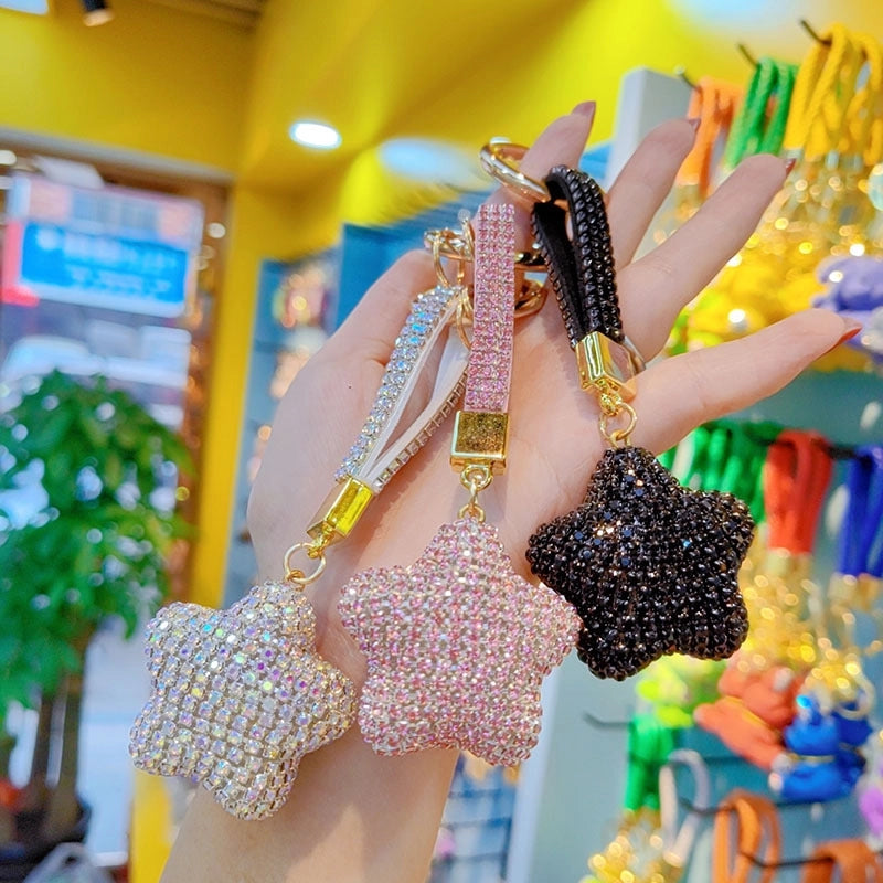 Cute Star Czech Diamond Women’s Keychain