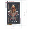 Diamond Painting -5D Full Round Drill Thor（45*30 CM）