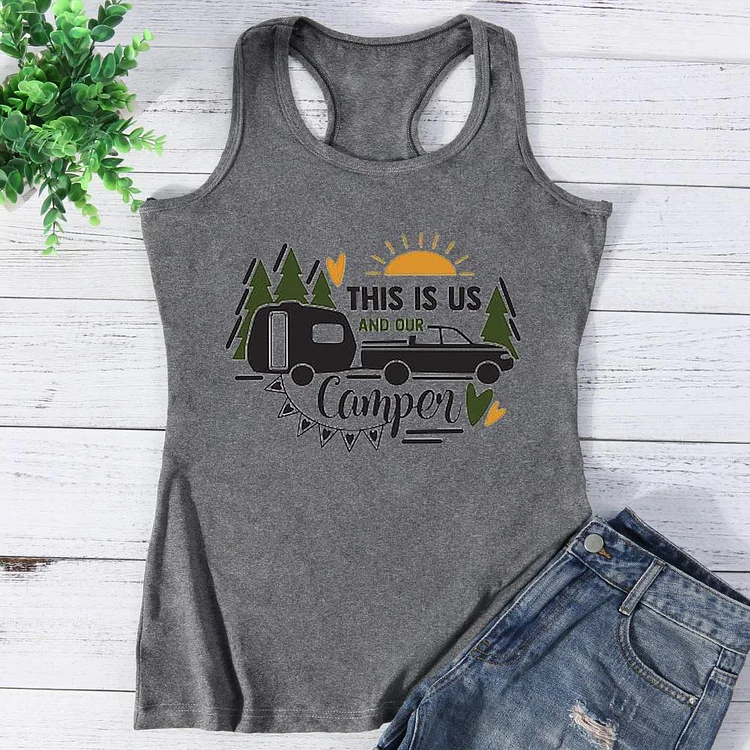 THIS IS US AND OUR CAMPING Vest Top