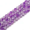 Ice Cracking Glass Beads DIY Jewelry Accessories