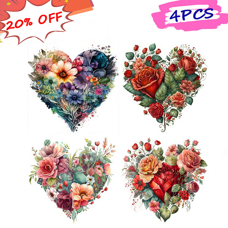 Love Flowers 30*30CM (Canvas) Full Round Drill Diamond Painting gbfke