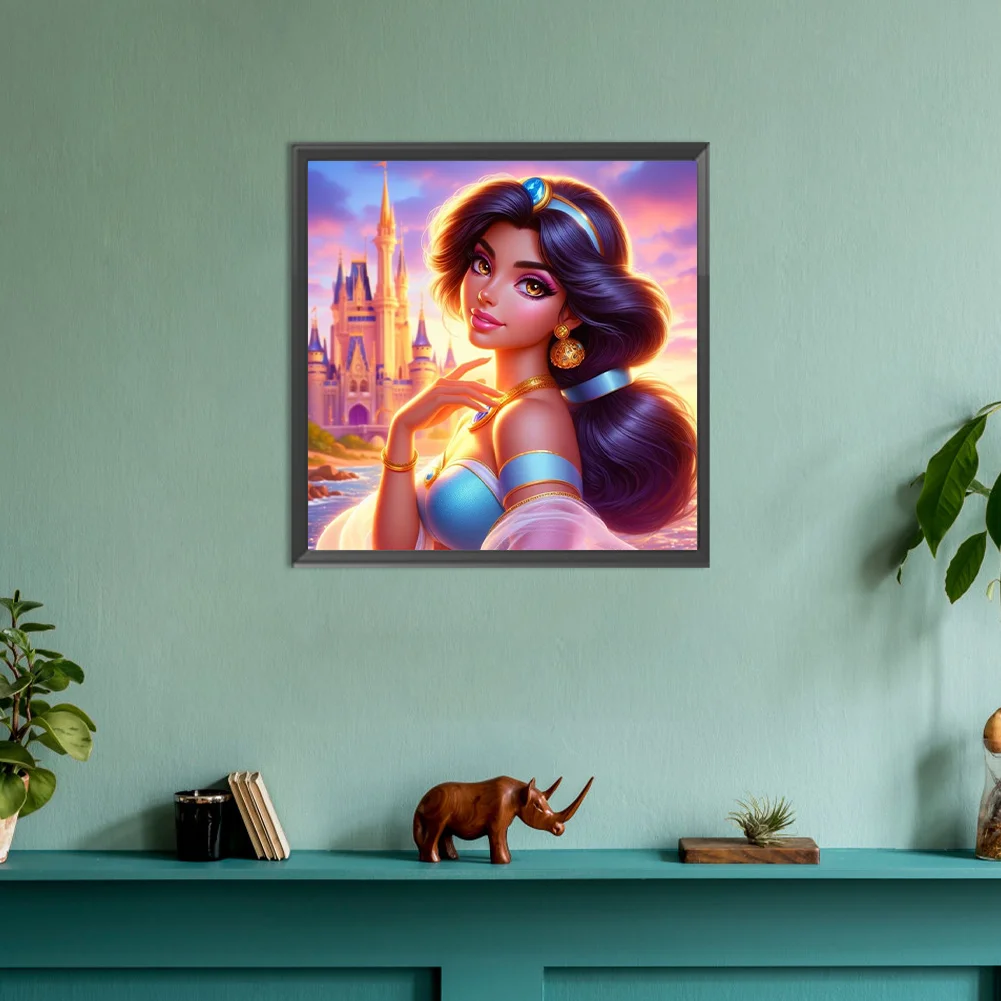 Diamond Painting - Full Round Drill - Mermaid Jasmine(Canvas|30*30cm)